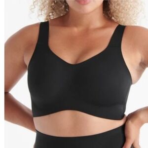 Knix Catalyst Sports Bra Black High Impact Wireless Molded Cups Size 8+